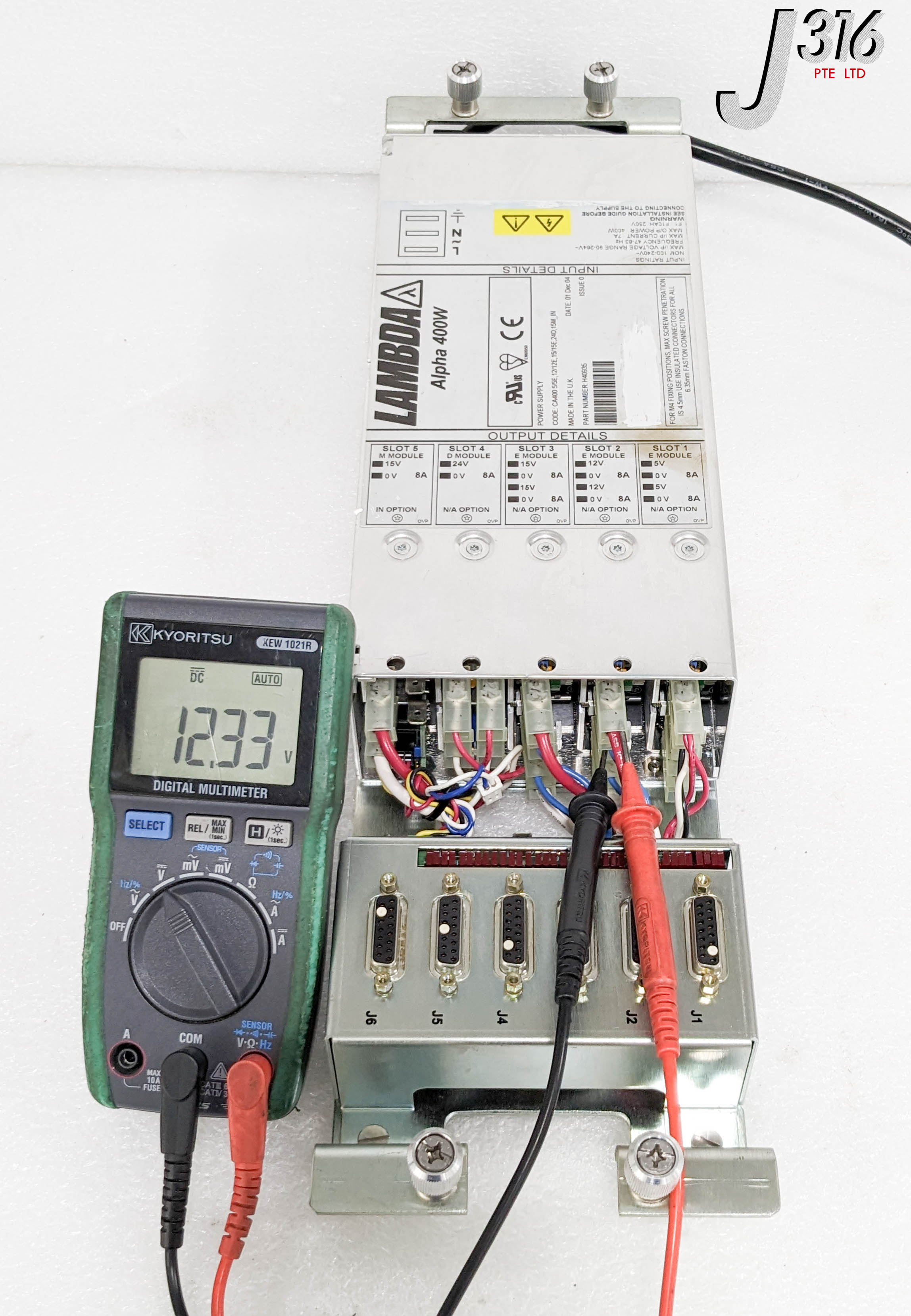 34063 LAMBDA PS ASSY, ALPHA 400W W/ YM-98-154D, AMAT 30613210300